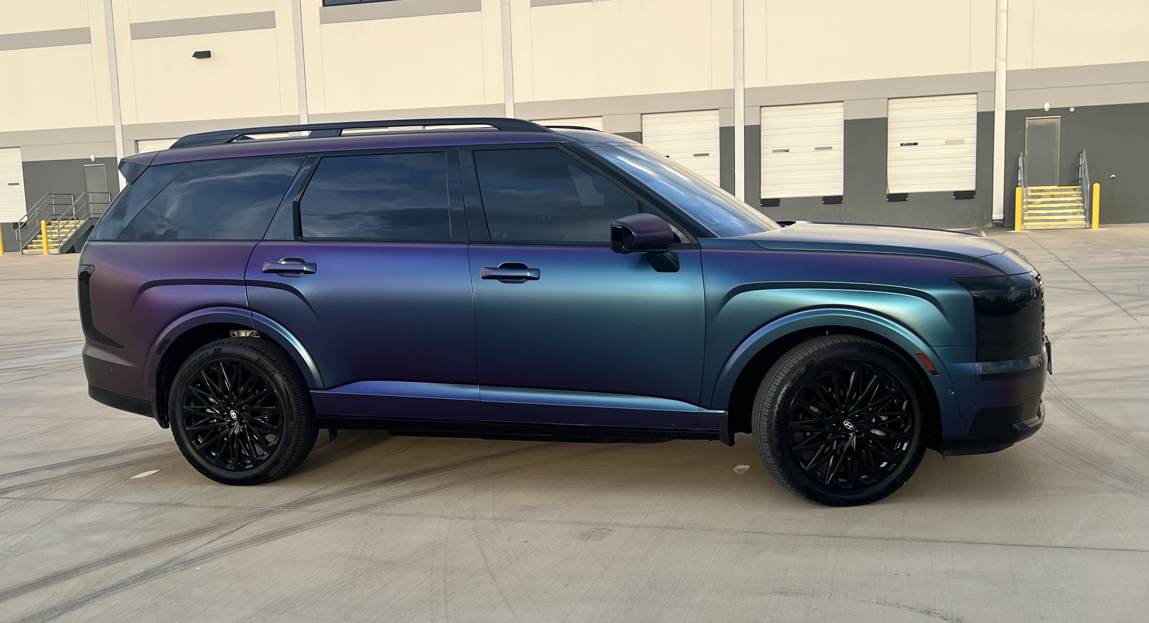 Custom vehicle wrap finish